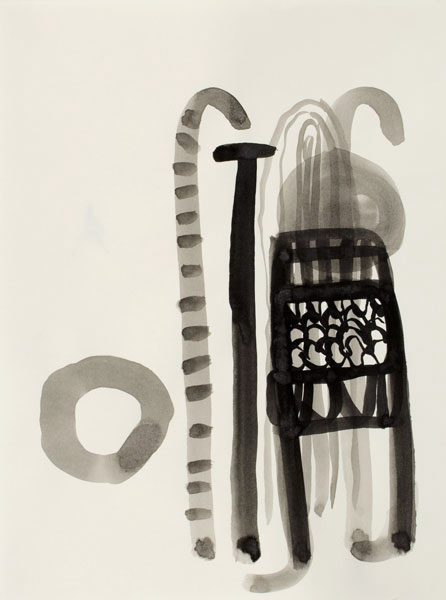 © Jakob Flohe: Zucker, 2011, Tusche auf Papier, 40 x 29,8 cm
