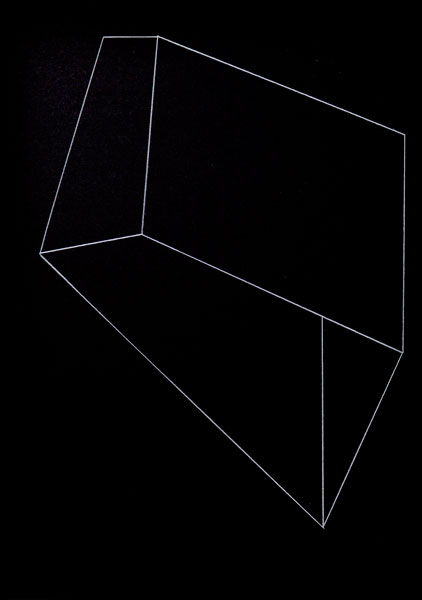 Jakob Flohe: <b>Space</b> 2021<br>Kreidestift auf Papier<br>59,4 x 42 cm